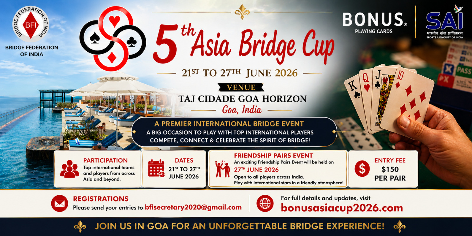 5th Asia Cup Bridge Championships 2026